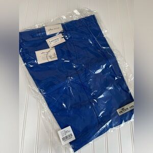 Peter Millar Crown Soft Touch Shorts Twill Mens 34 Blue Lapis NEW 681